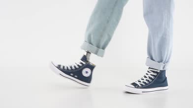 Womens Navy Converse All Star Hi Trainers | schuh