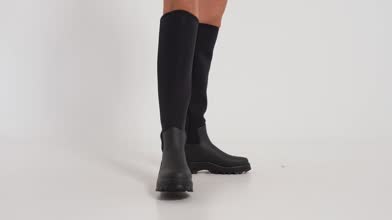 Womens Black HUNTER BOOTS City Explorer Tall Boots | schuh