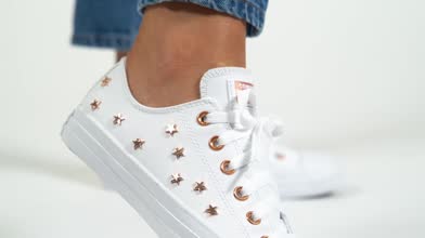 converse ox studded trainers