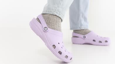 Womens Lilac Crocs Classic Clog Sandals | schuh